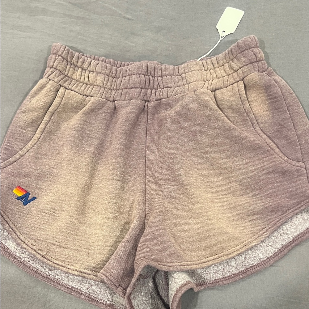 Aviator Nation Mauve Knit Shorts size XS